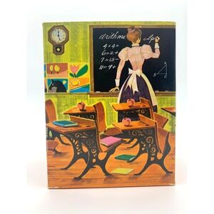 Vintage Avon Remember When School Desk Decanter Cotillion Cologne 4 Fl Oz NOS